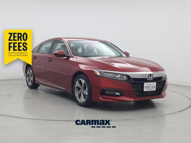 Red 2018 Honda Accord 1.5T EX FWD Sedan Front-Wheel Drive Automatic