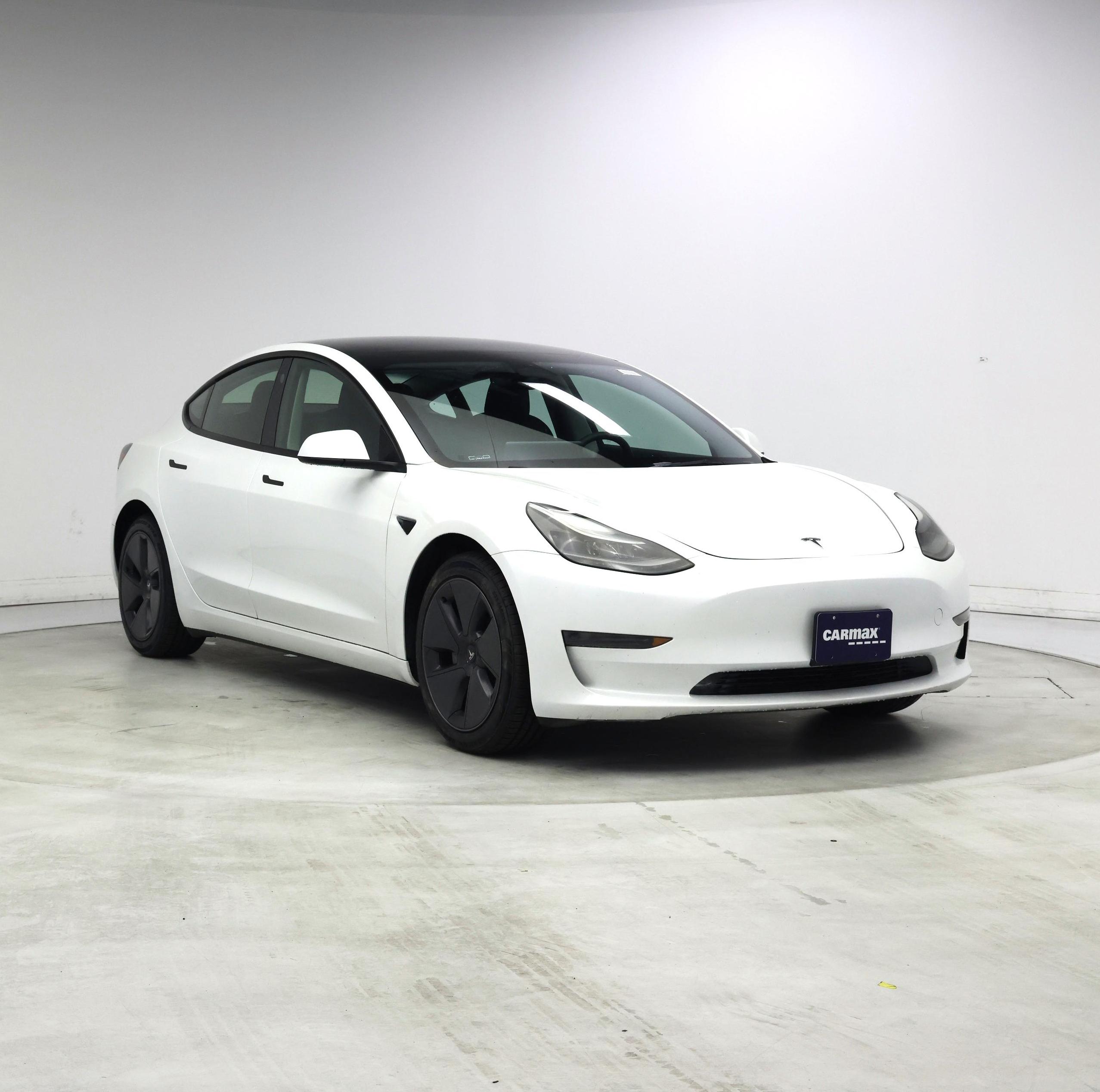 White 2023 Tesla Model 3 Sedan Rear-Wheel Drive Automatic