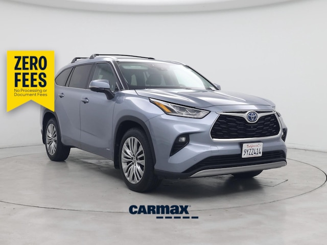 Blue 2023 Toyota Highlander Hybrid SUV / Crossover All-Wheel Drive Automatic