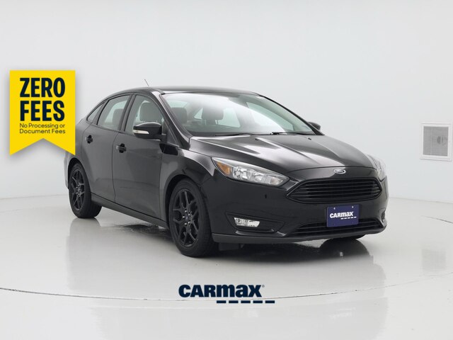Black 2016 Ford Focus Sedan Front-Wheel Drive Automatic