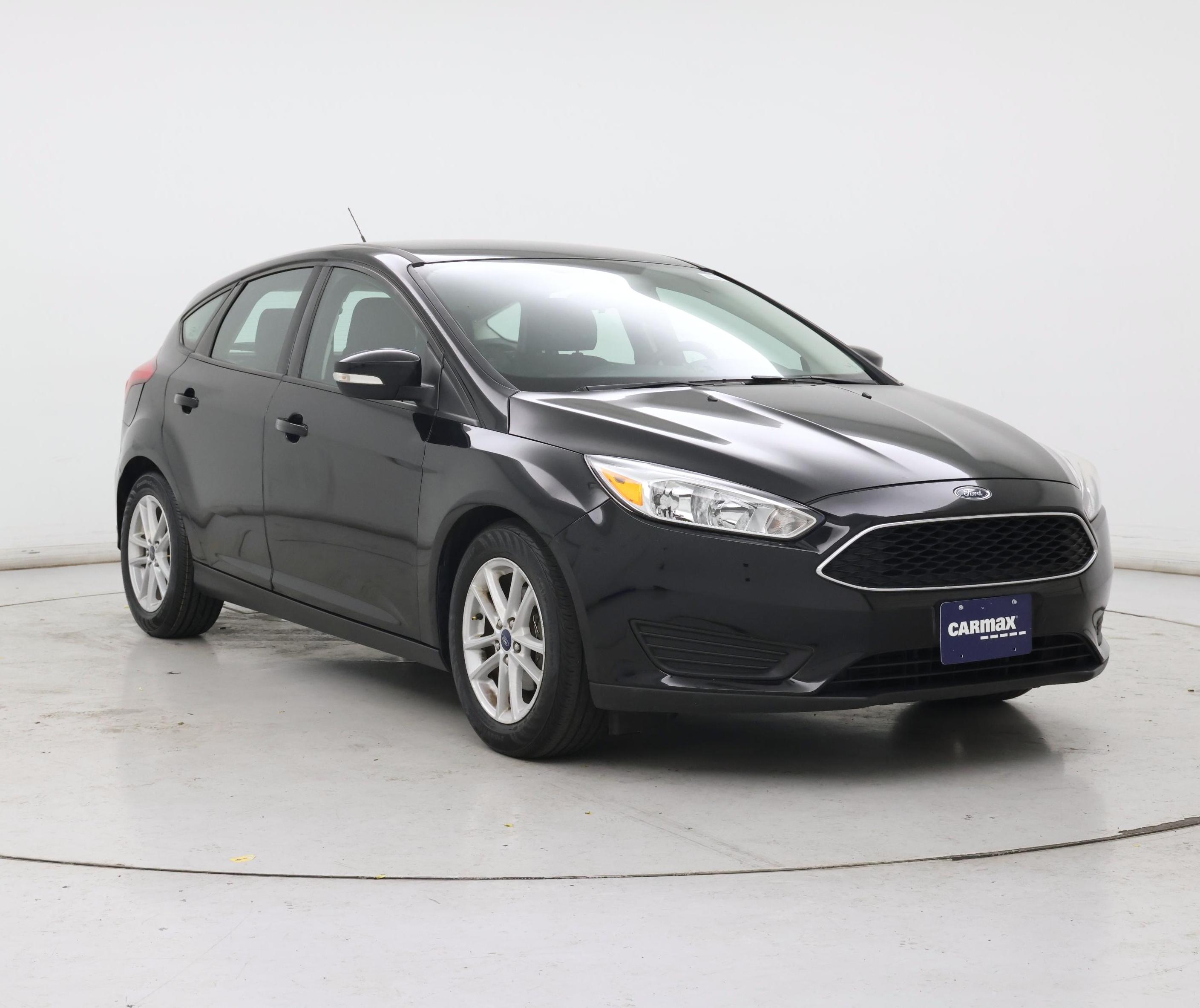 Black 2017 Ford Focus SE Hatchback Hatchback Front-Wheel Drive Automatic