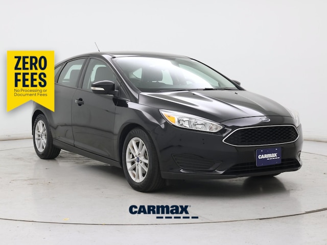 Black 2017 Ford Focus SE Hatchback Hatchback Front-Wheel Drive Automatic