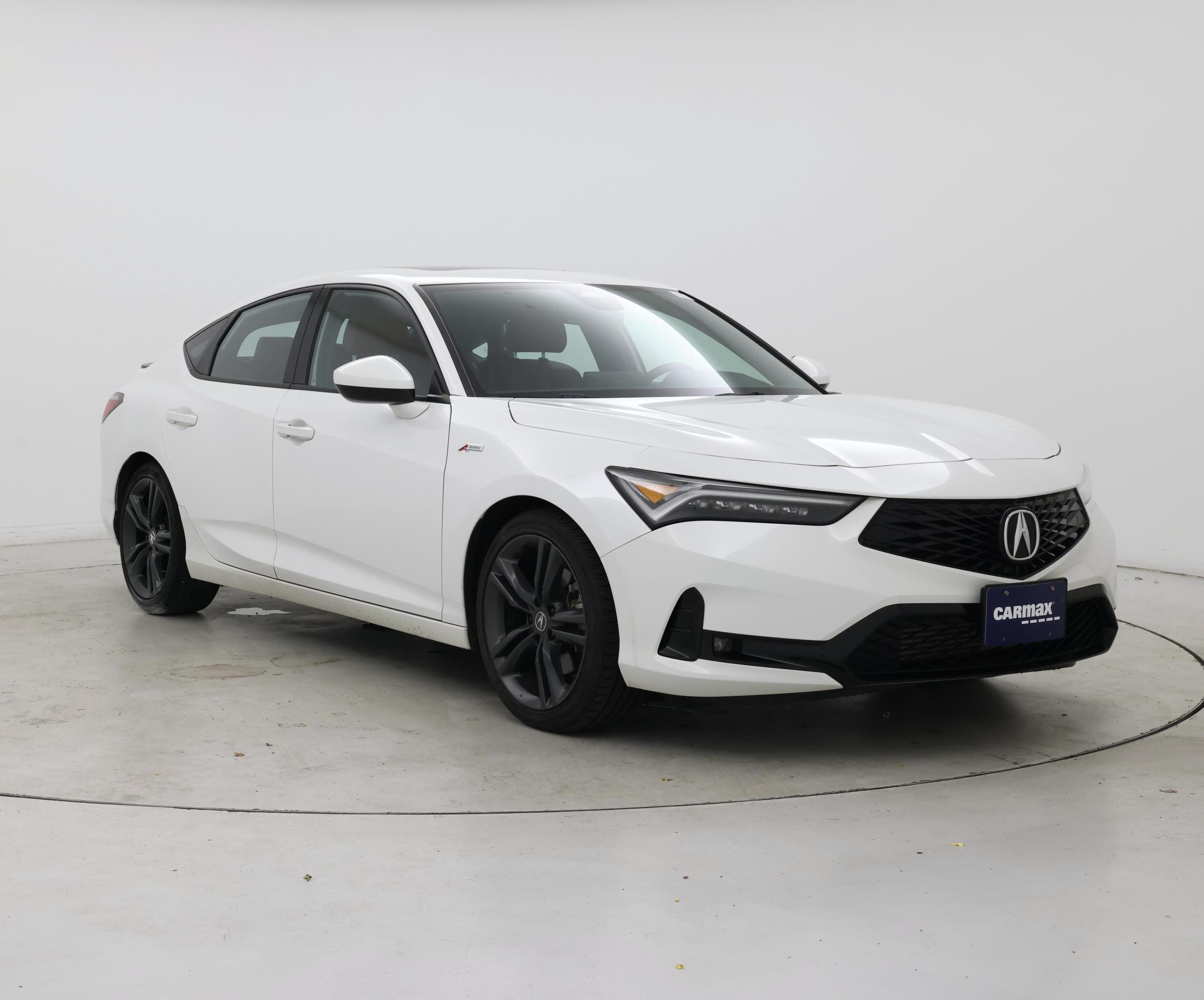 White 2023 Acura Integra Sedan Front-Wheel Drive Automatic