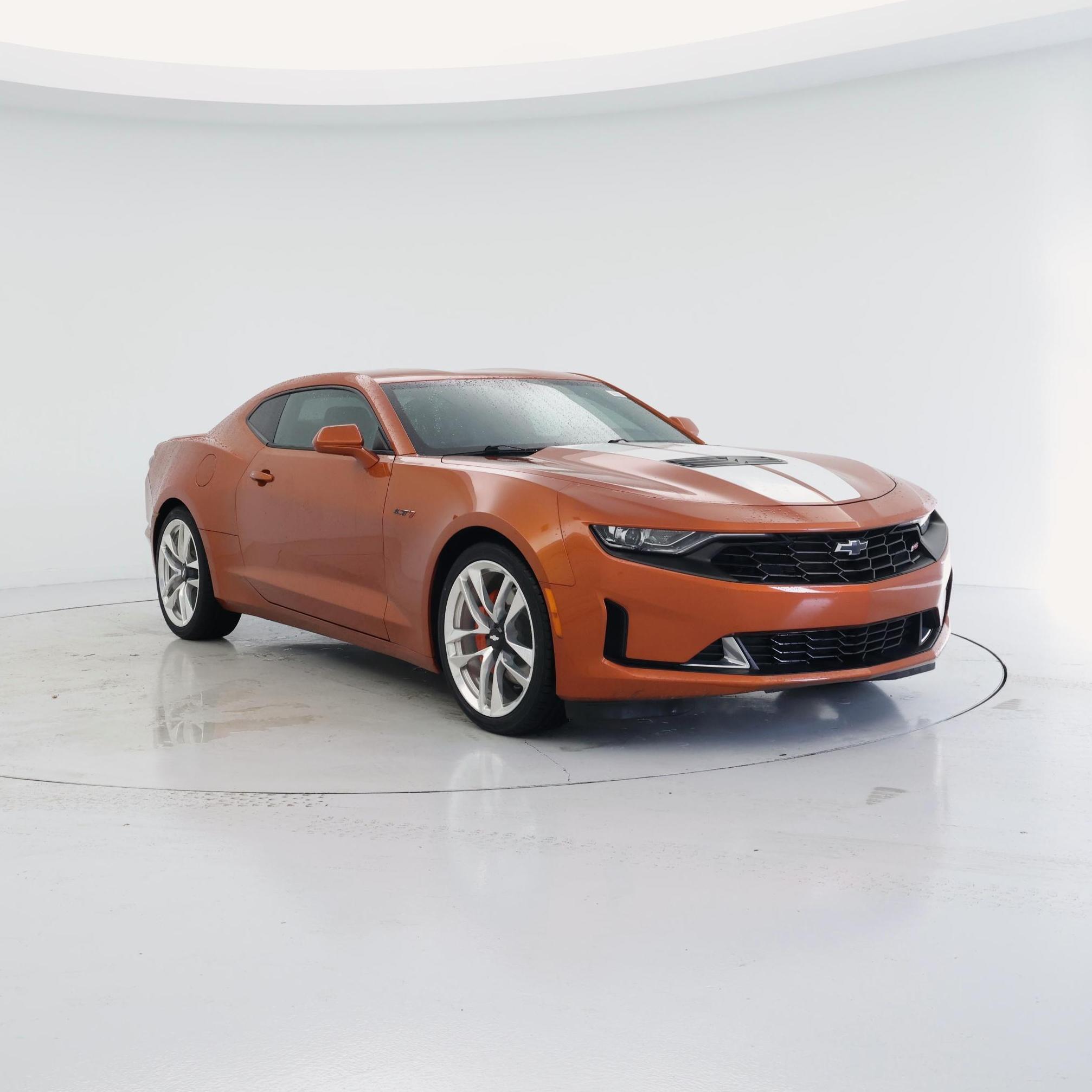 Orange 2022 Chevrolet Camaro Coupe Rear-Wheel Drive Automatic