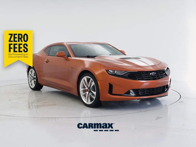 Orange 2022 Chevrolet Camaro Coupe Rear-Wheel Drive Automatic