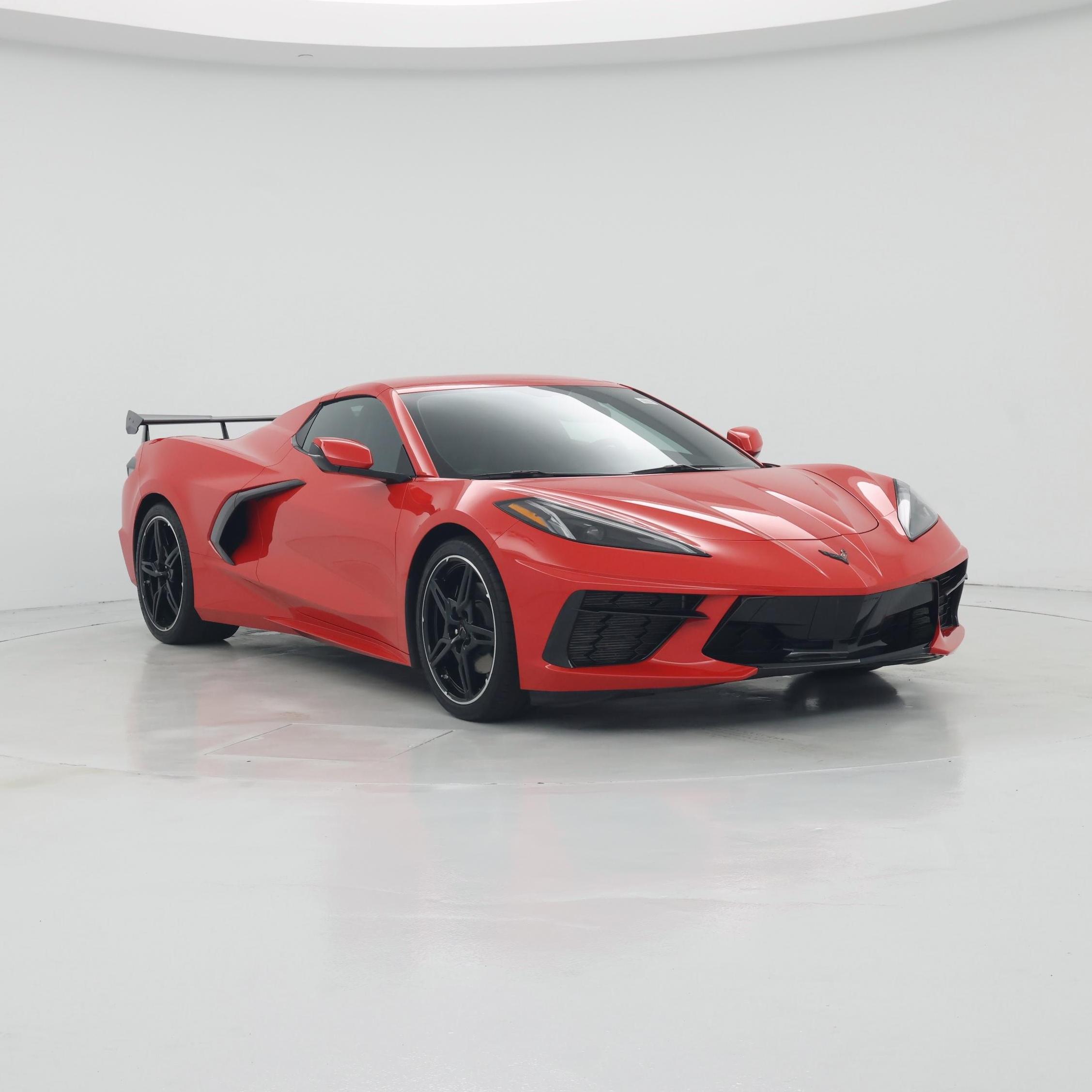 Red 2021 Chevrolet Corvette Stingray 1LT Convertible RWD Convertible Rear-Wheel Drive Automatic