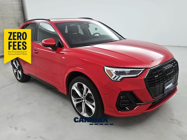 Red 2021 Audi Q3 SUV / Crossover All-Wheel Drive Automatic