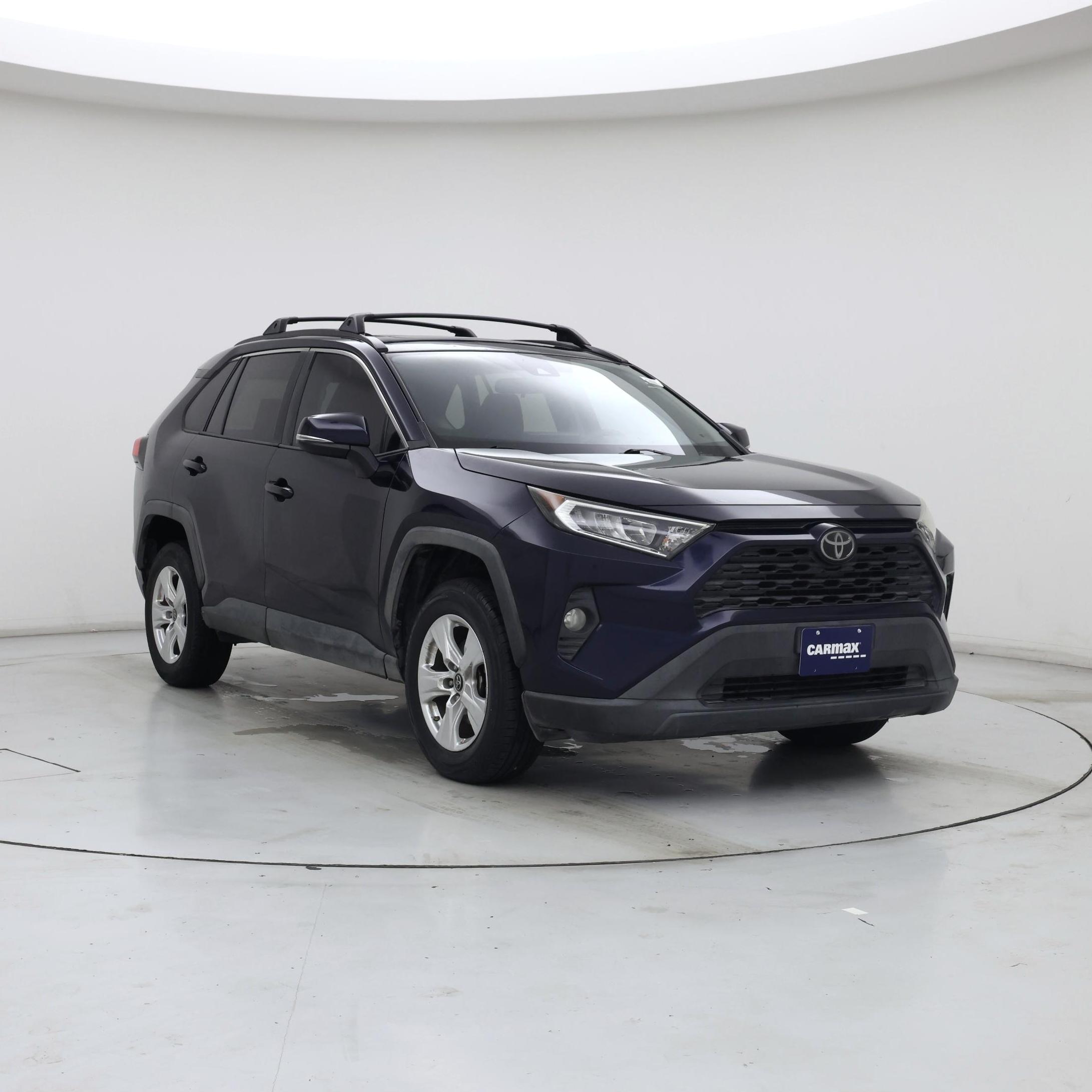 Blue 2019 Toyota RAV4 XLE FWD SUV / Crossover Front-Wheel Drive Automatic