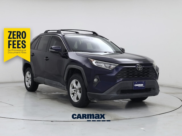 Blue 2019 Toyota RAV4 XLE FWD SUV / Crossover Front-Wheel Drive Automatic