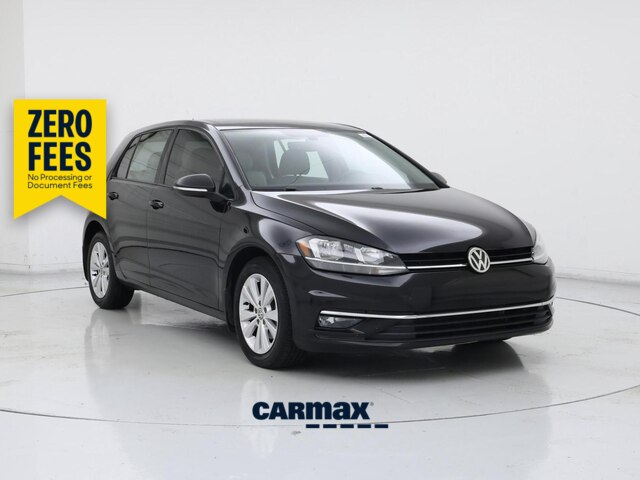 Black 2018 Volkswagen Golf Hatchback Front-Wheel Drive Automatic