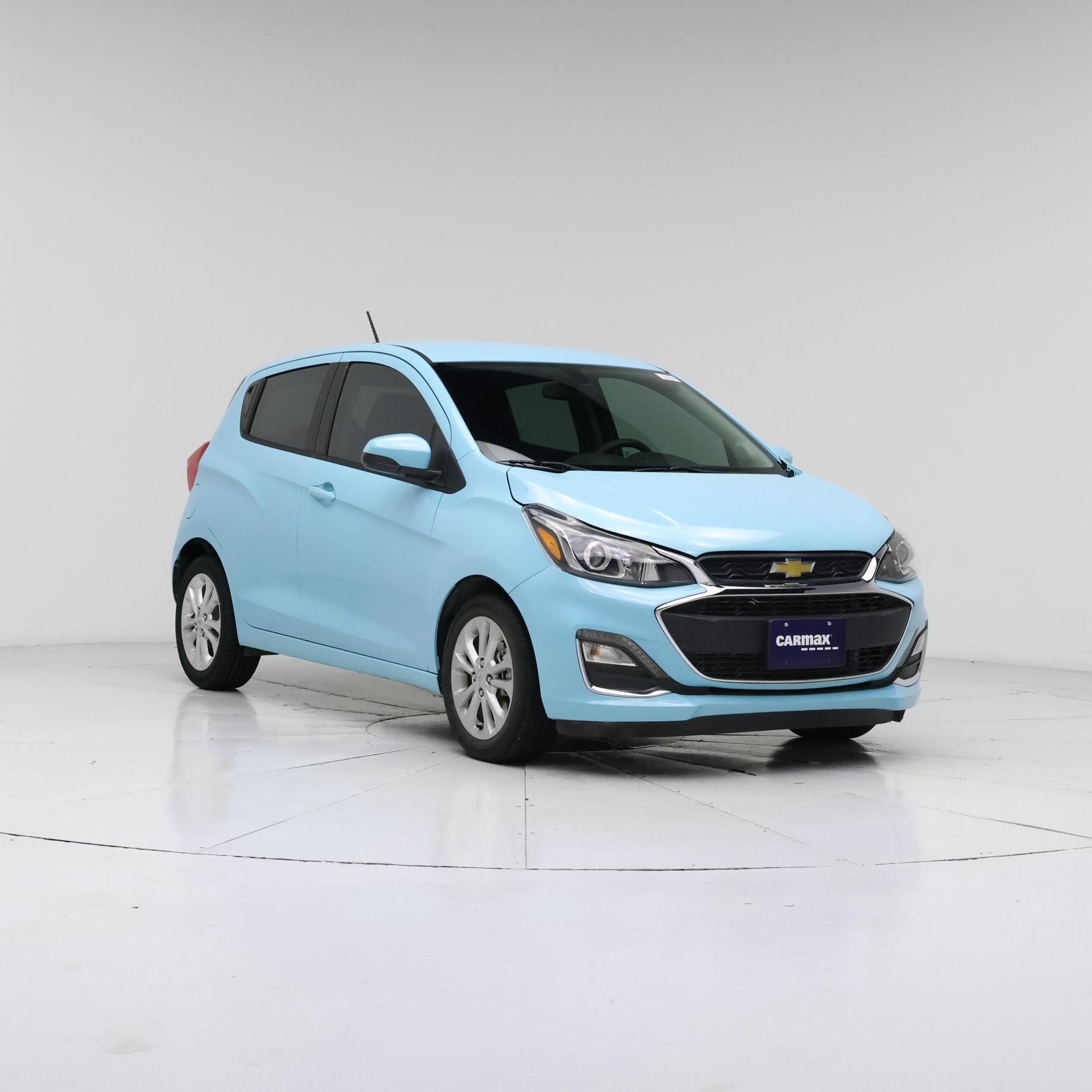 Blue 2021 Chevrolet Spark 1LT FWD Hatchback Front-Wheel Drive Automatic