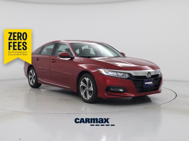 Red (Burgundy) 2018 Honda Accord 2.0T EX-L FWD Sedan Front-Wheel Drive Automatic