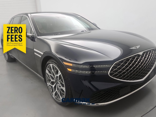 Blue 2023 Genesis G90 Sedan All-Wheel Drive Automatic