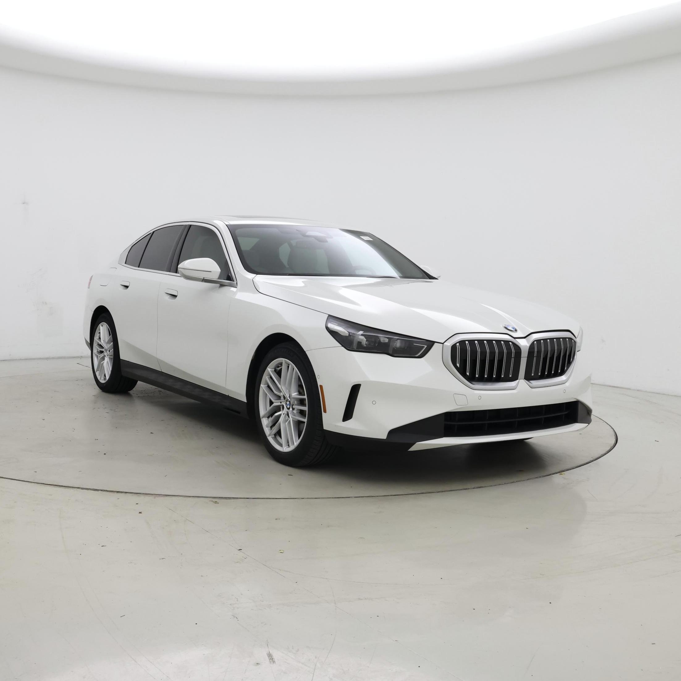 White 2024 BMW 5 Series 530i RWD Sedan Rear-Wheel Drive Automatic