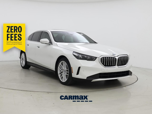 White 2024 BMW 5 Series 530i RWD Sedan Rear-Wheel Drive Automatic