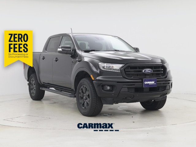 Black 2019 Ford Ranger Lariat SuperCrew 4WD Pickup Truck Four-Wheel Drive Automatic