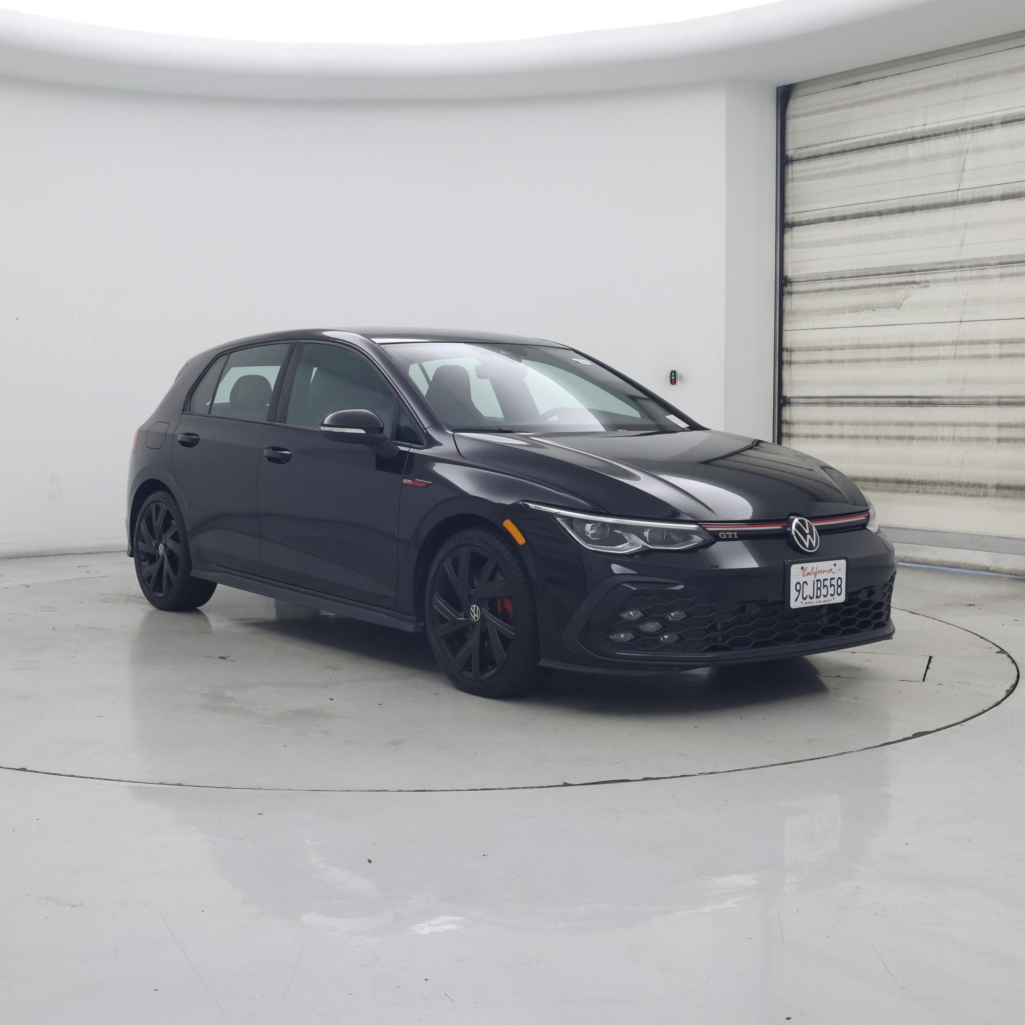 Black 2022 Volkswagen Golf GTI Hatchback Front-Wheel Drive Automatic