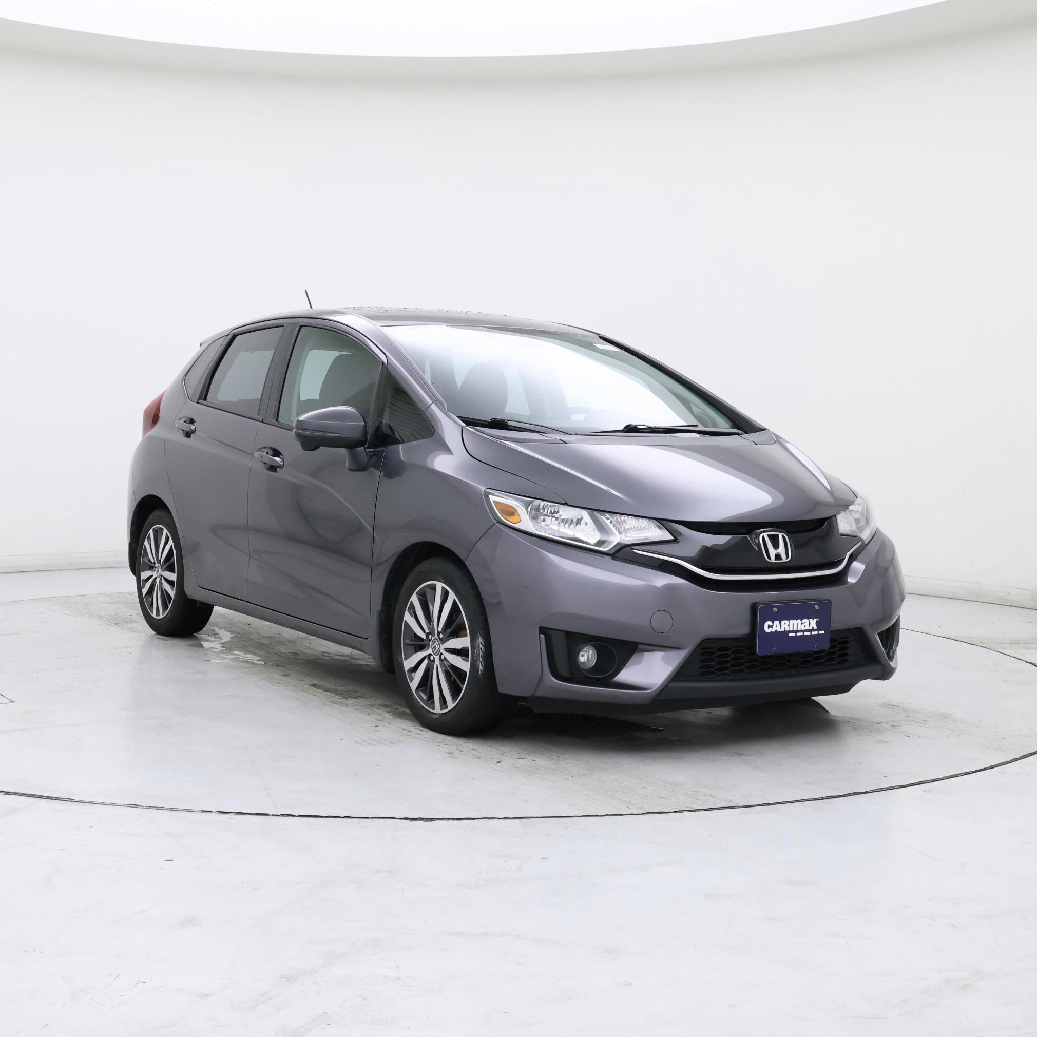 Gray 2015 Honda Fit EX-L Hatchback Front-Wheel Drive Automatic
