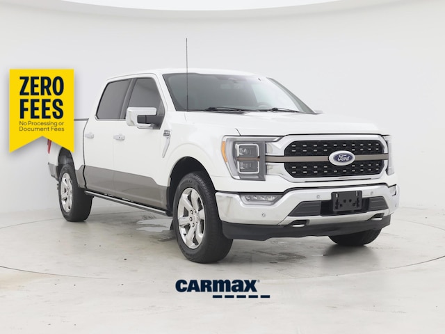 White 2023 Ford F-150 King Ranch SuperCrew 4WD Pickup Truck Four-Wheel Drive Automatic