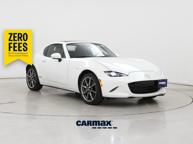White 2020 Mazda MX-5 Miata Convertible Rear-Wheel Drive Manual