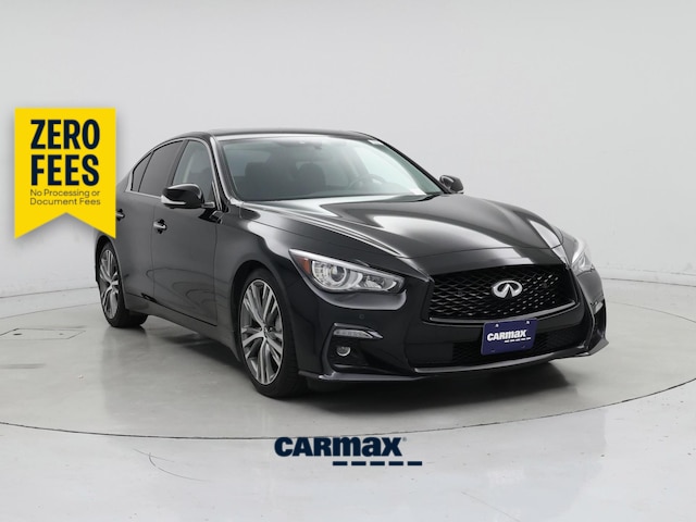 Black 2020 INFINITI Q50 Sedan Rear-Wheel Drive Automatic