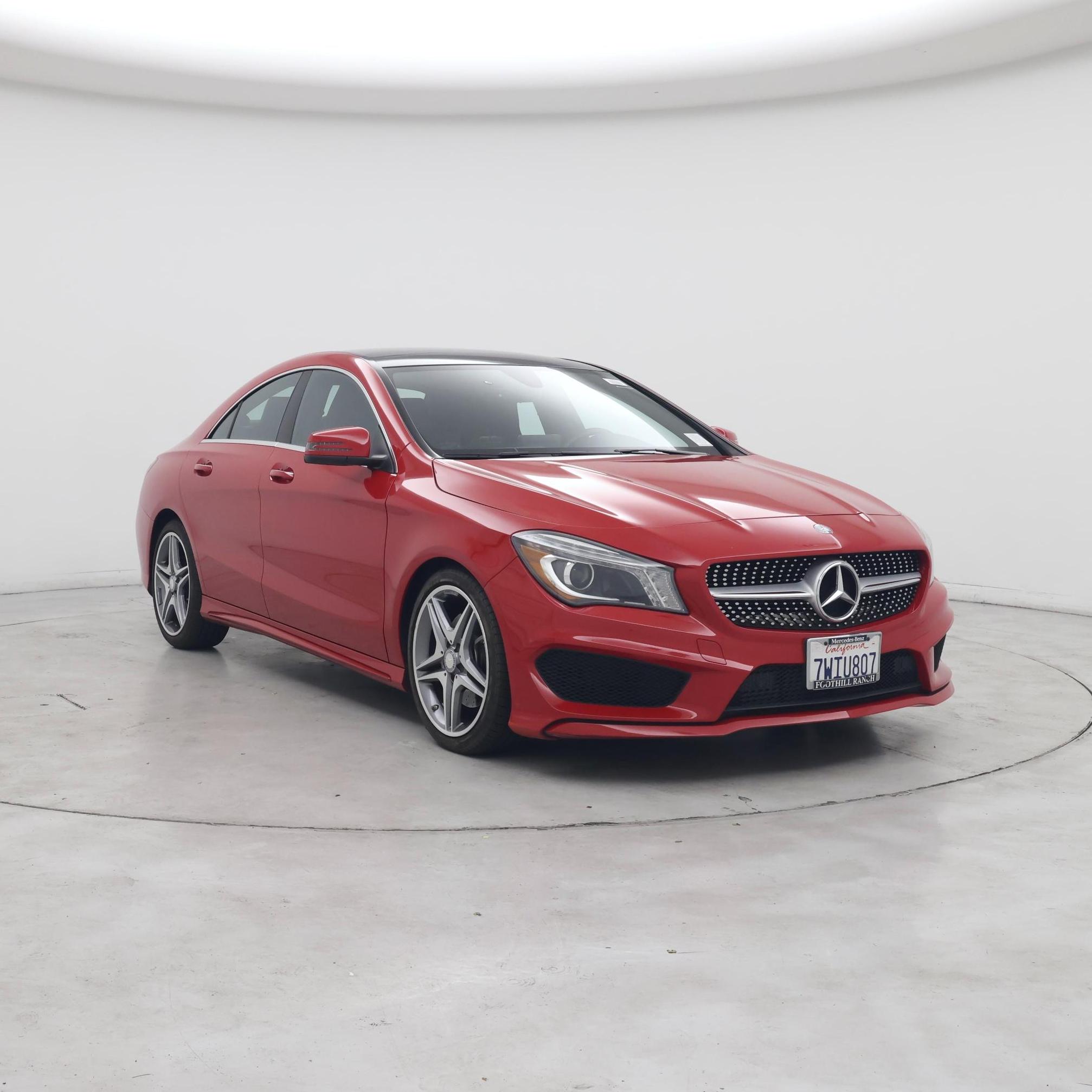 Red 2015 Mercedes-Benz CLA Sedan Front-Wheel Drive Automatic