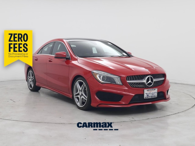 Red 2015 Mercedes-Benz CLA Sedan Front-Wheel Drive Automatic