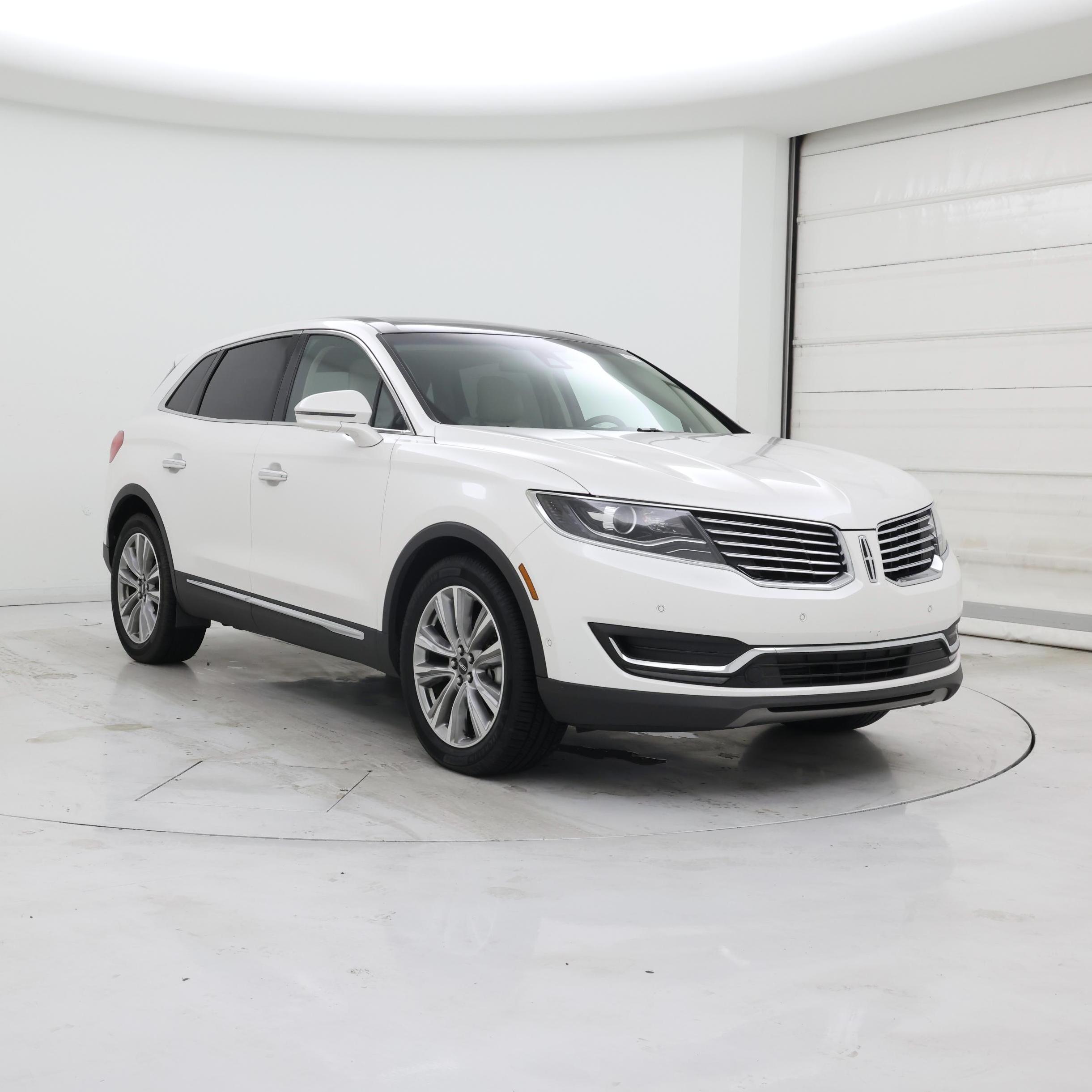 White 2018 Lincoln MKX SUV / Crossover All-Wheel Drive Automatic