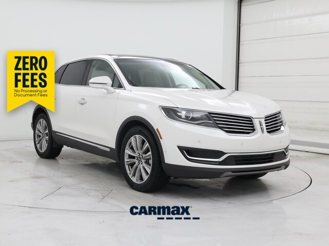 White 2018 Lincoln MKX SUV / Crossover All-Wheel Drive Automatic