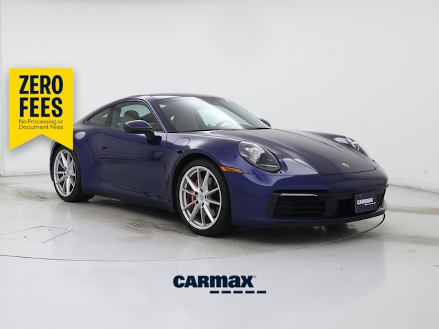 Blue 2020 Porsche 911 Carrera 4S Coupe AWD Coupe All-Wheel Drive Automatic