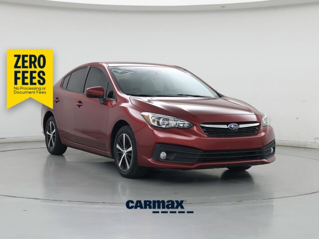 Red 2022 Subaru Impreza Premium Sedan AWD Sedan All-Wheel Drive Automatic