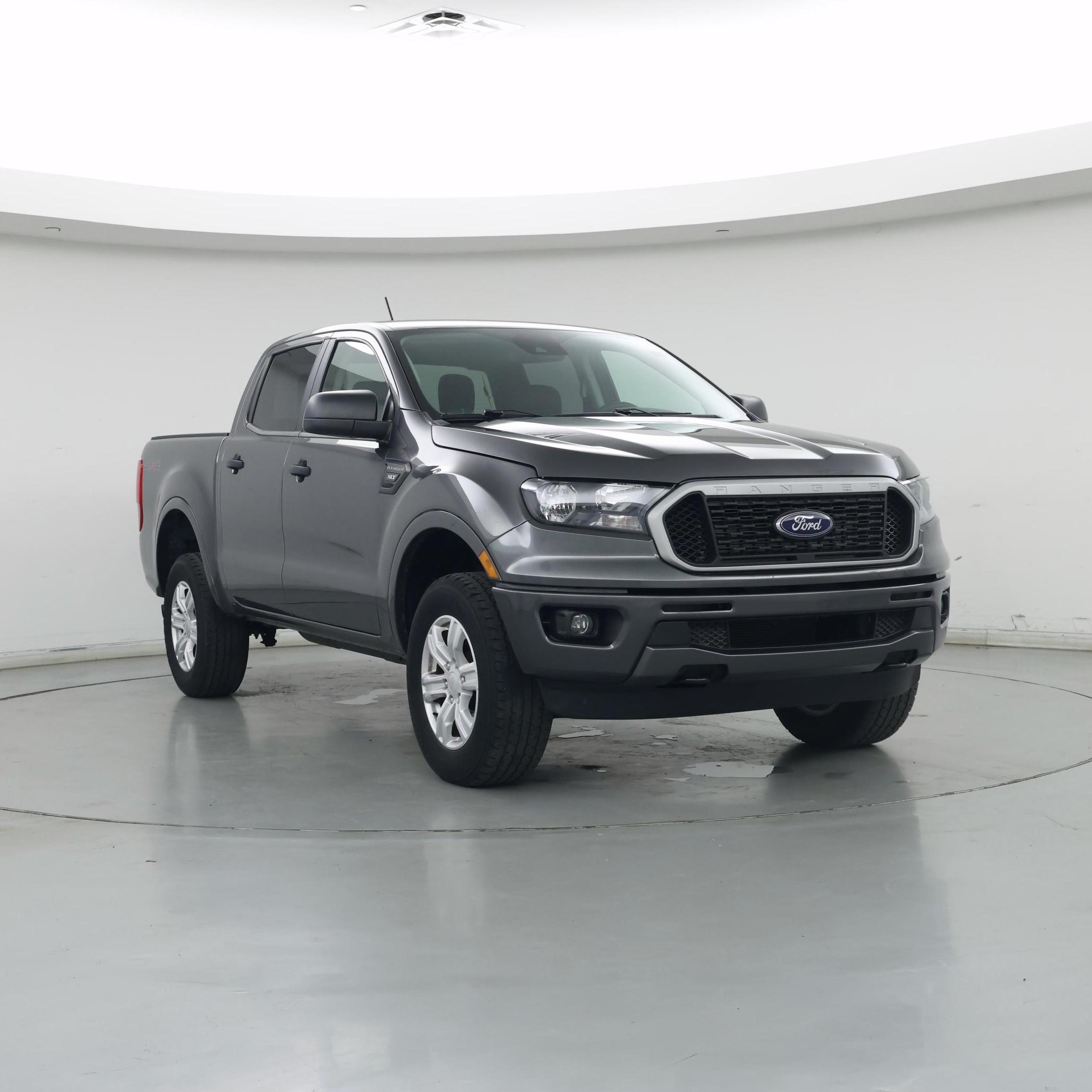 Gray 2020 Ford Ranger Pickup Truck Four-Wheel Drive Automatic