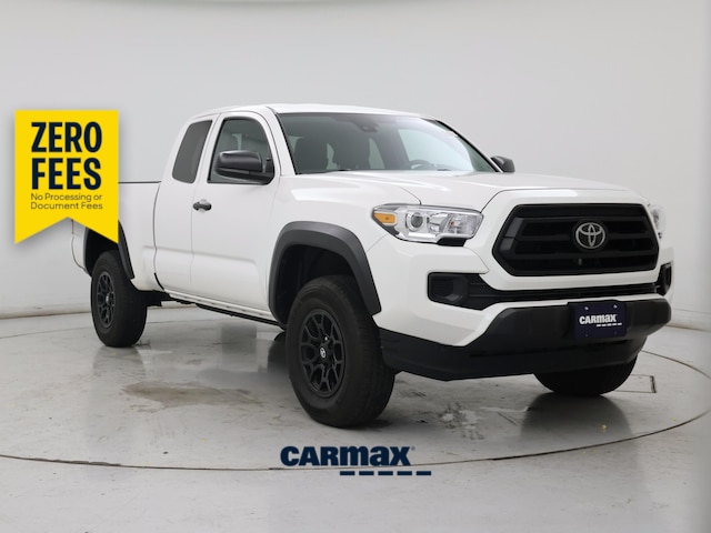 White 2022 Toyota Tacoma SR V6 Access Cab 4WD Pickup Truck Four-Wheel Drive Automatic