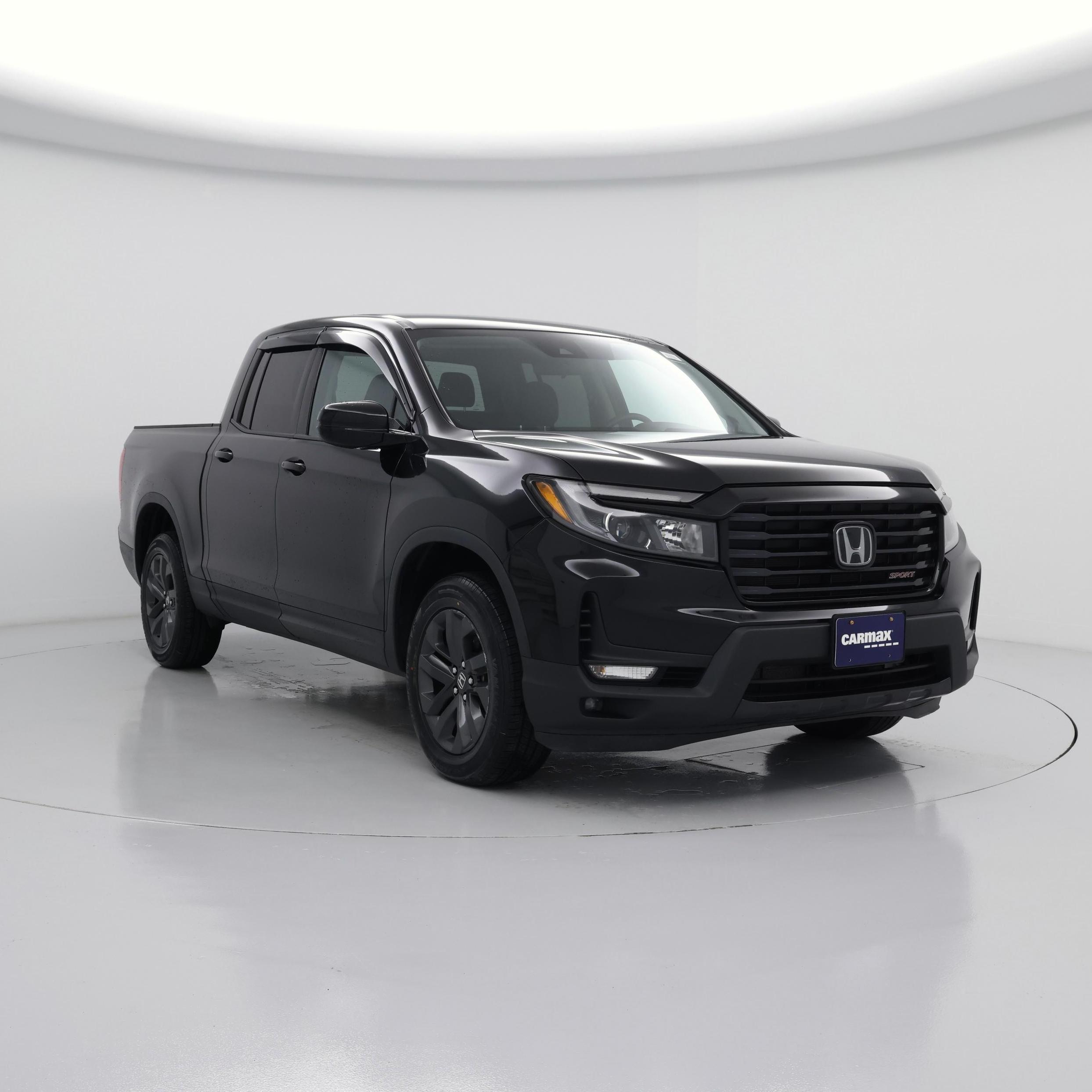 Black 2023 Honda Ridgeline Pickup Truck All-Wheel Drive Automatic