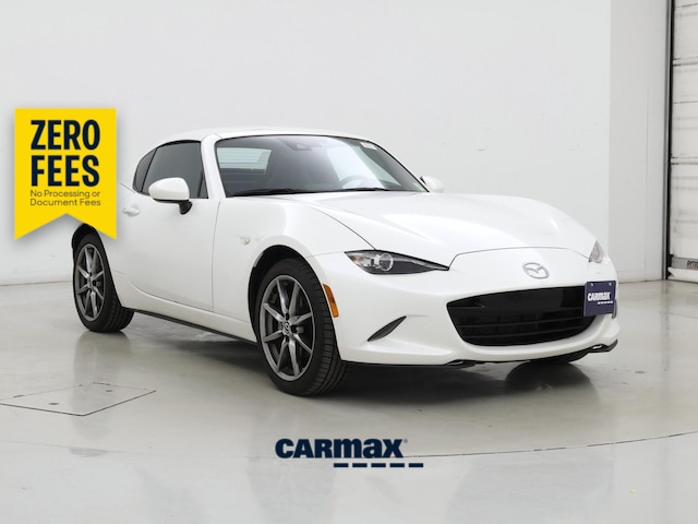 White 2022 Mazda MX-5 Miata Convertible Rear-Wheel Drive Automatic