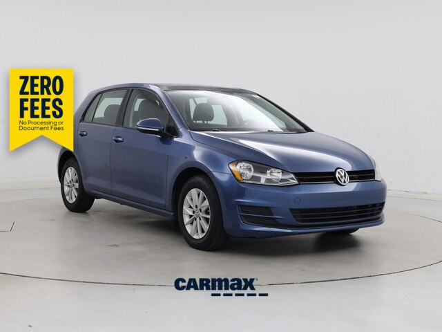 Blue 2015 Volkswagen Golf TSI SE FWD Hatchback Front-Wheel Drive Automatic