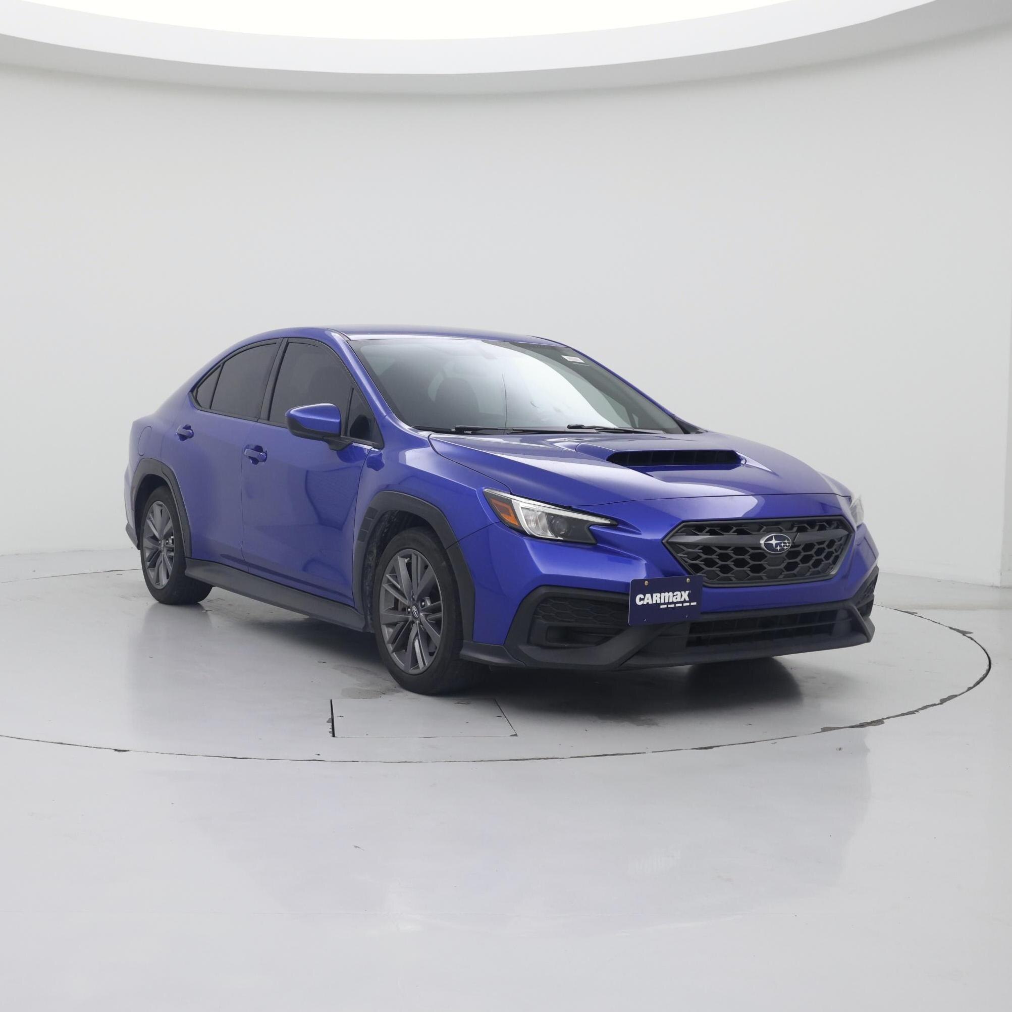 Blue 2022 Subaru WRX AWD Sedan All-Wheel Drive Manual