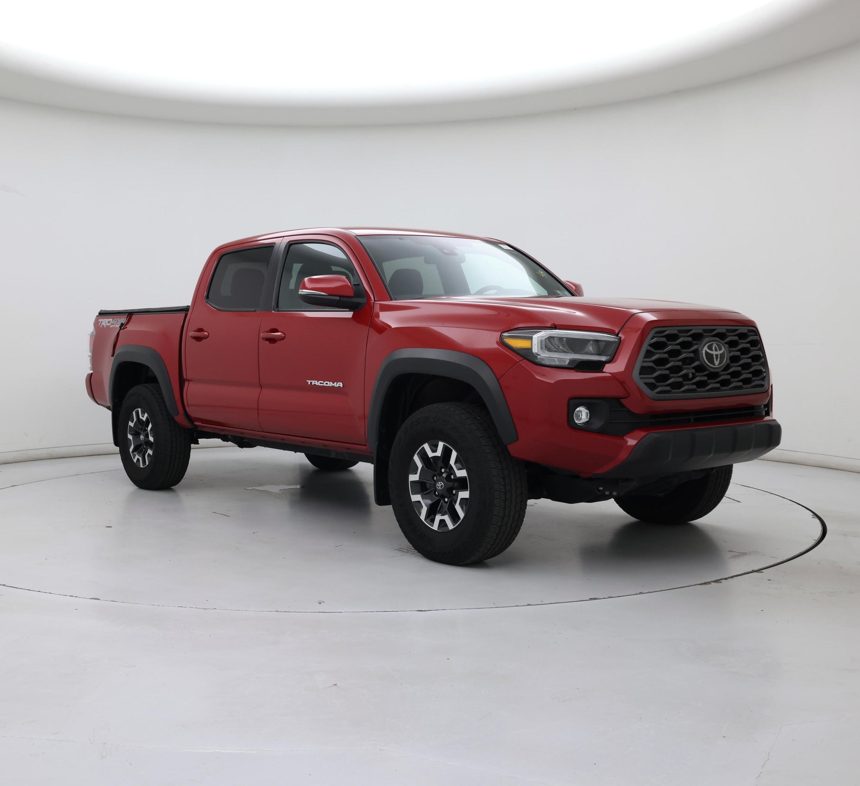 Red 2023 Toyota Tacoma Pickup Truck Four-Wheel Drive Automatic