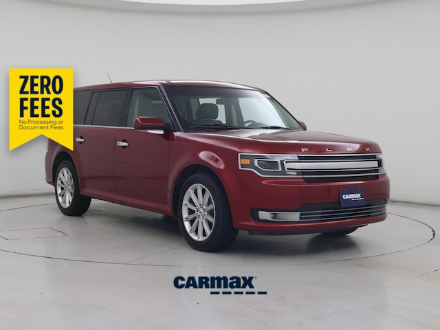 Red (Burgundy) 2019 Ford Flex Limited FWD SUV / Crossover Front-Wheel Drive Automatic