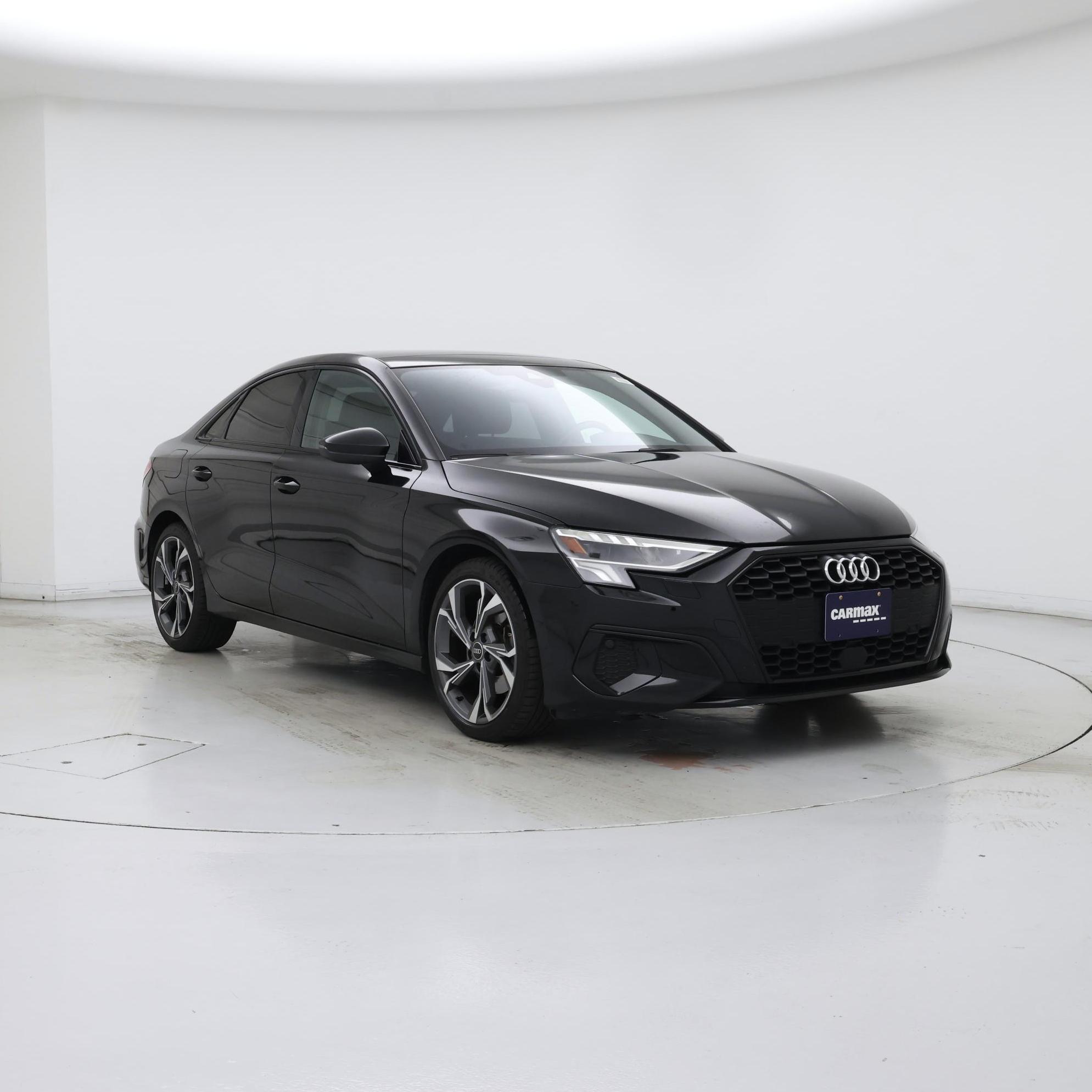 Black 2023 Audi A3 Sedan Front-Wheel Drive Automatic