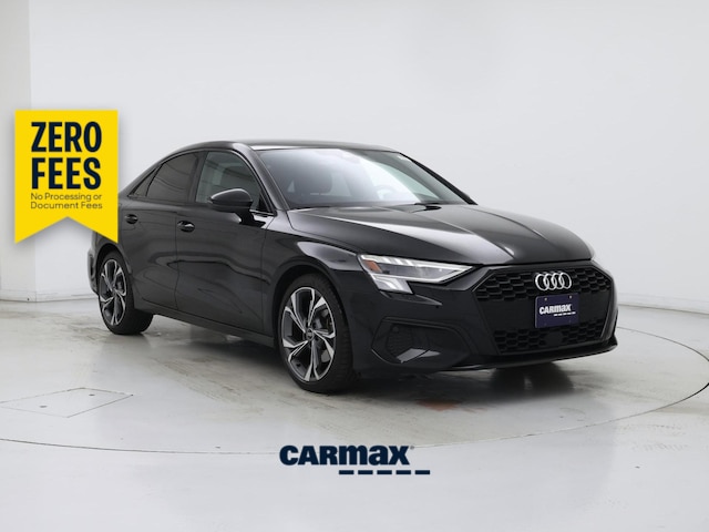 Black 2023 Audi A3 Sedan Front-Wheel Drive Automatic