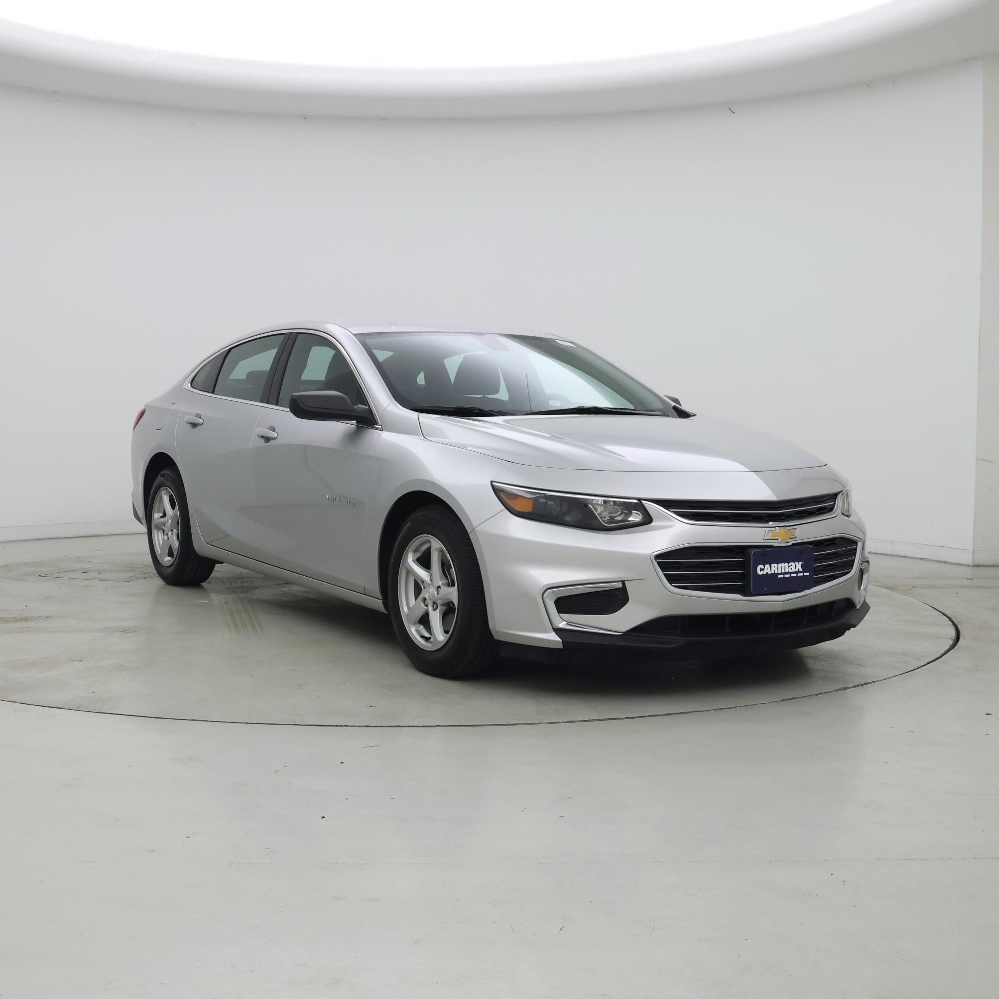 Silver 2018 Chevrolet Malibu LS FWD Sedan Front-Wheel Drive Automatic