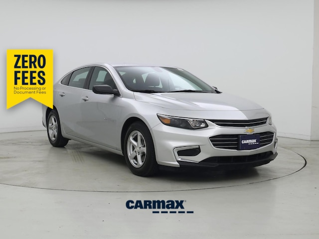 Silver 2018 Chevrolet Malibu LS FWD Sedan Front-Wheel Drive Automatic