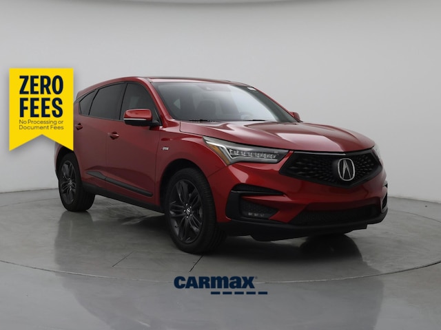 Red 2021 Acura RDX SH-AWD with A-Spec Package SUV / Crossover All-Wheel Drive Automatic