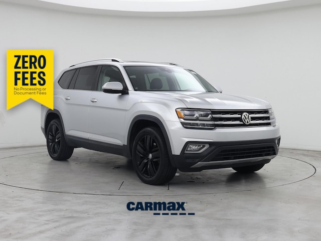 Silver 2018 Volkswagen Atlas 2.0T SEL SUV / Crossover Front-Wheel Drive Automatic