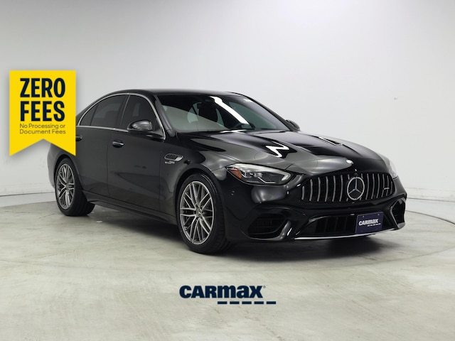 Black 2024 Mercedes-Benz C-Class AMG C 63 S E Performance AWD Sedan All-Wheel Drive Automatic