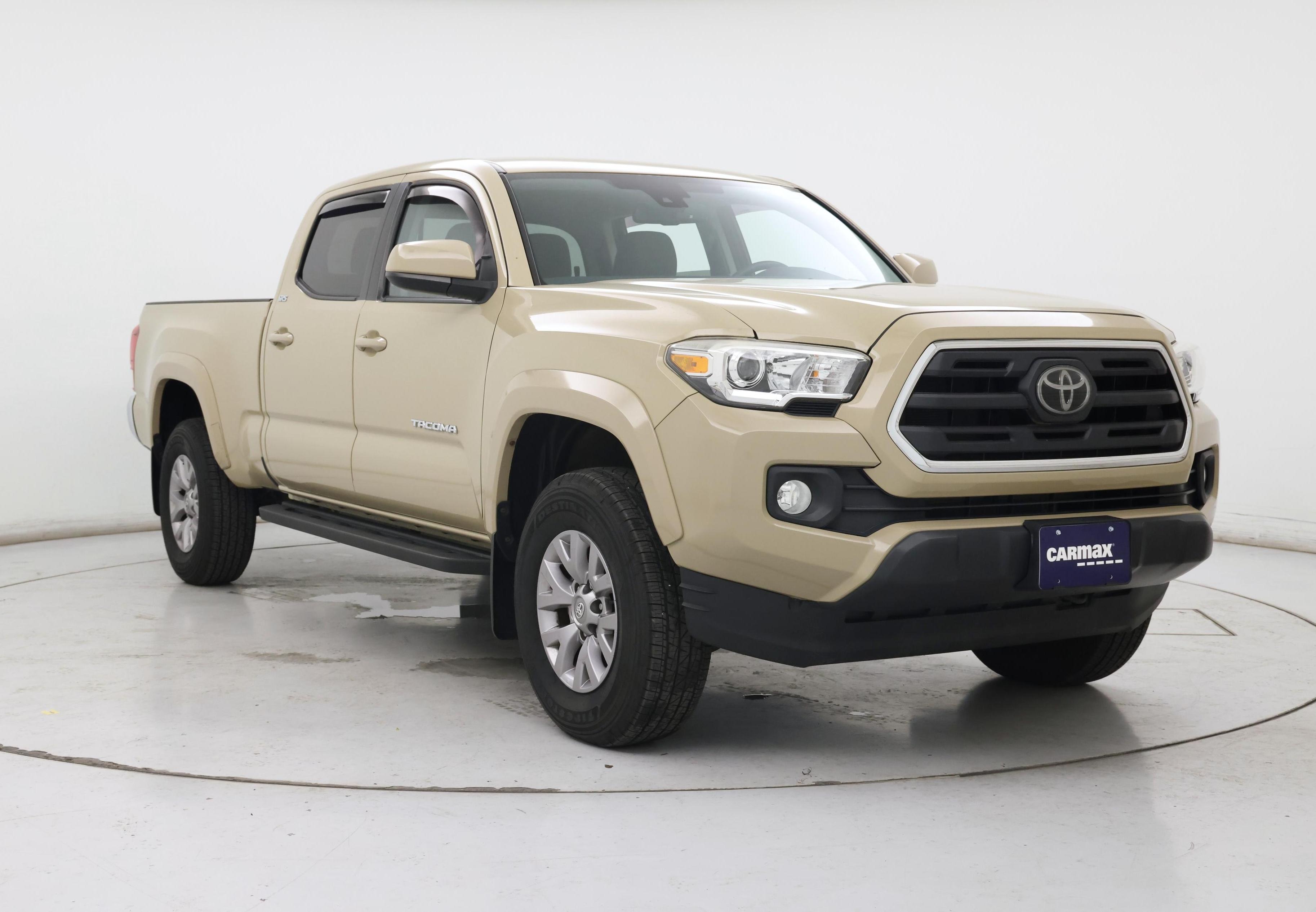 Brown 2018 Toyota Tacoma Pickup Truck Four-Wheel Drive Automatic