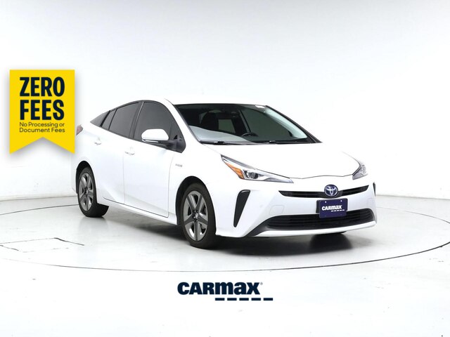 White 2021 Toyota Prius Hatchback Front-Wheel Drive Automatic