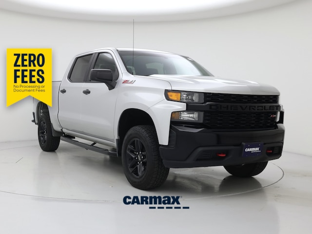 Silver 2019 Chevrolet Silverado 1500 Pickup Truck Four-Wheel Drive Automatic