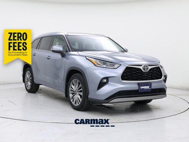 Blue 2022 Toyota Highlander SUV / Crossover All-Wheel Drive Automatic
